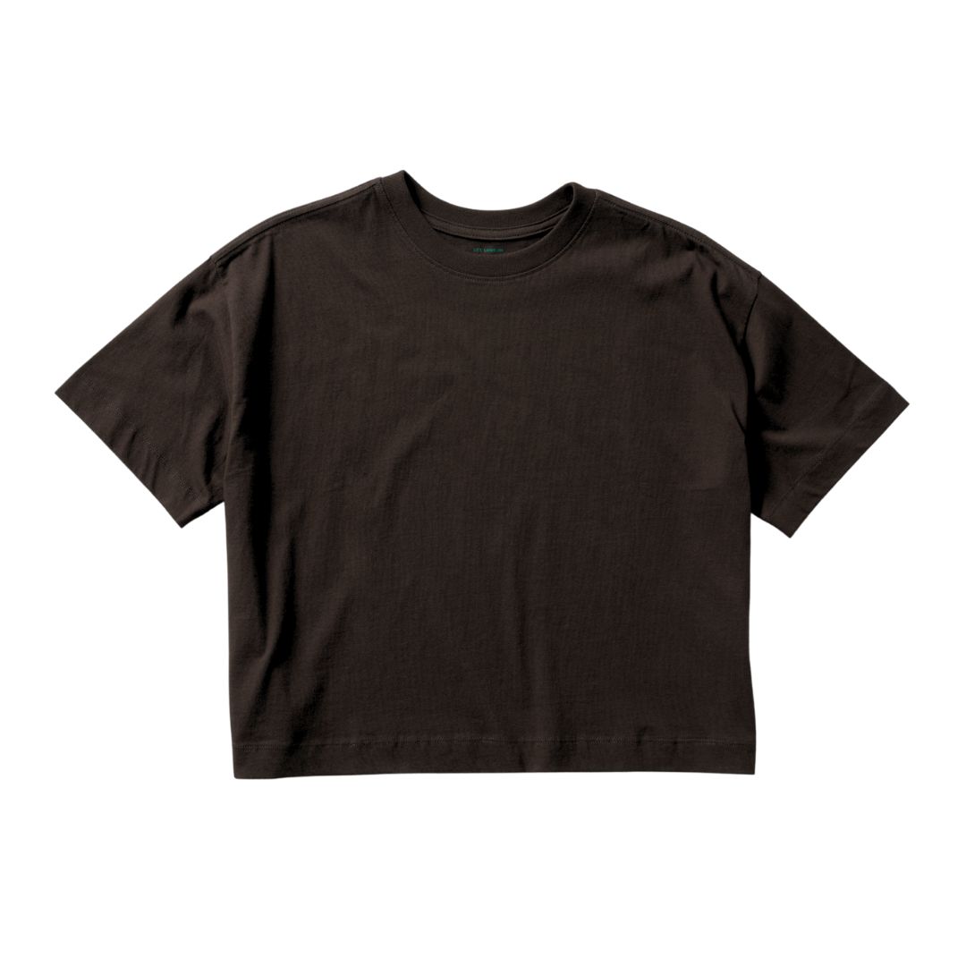 'Slice' Box Tee - Vintage Black