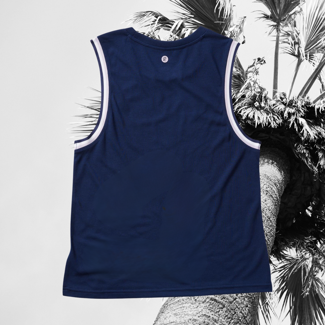 'Fine Line' Muscle Tank - Twilight