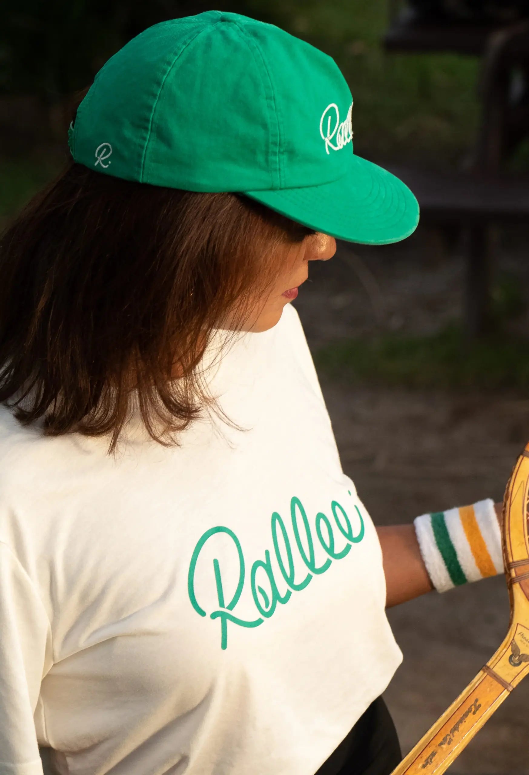 Rallee Baggy Green Soft Peak Cap