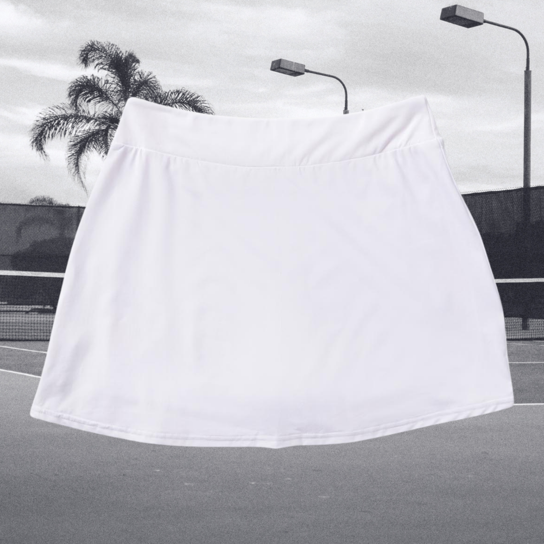 'Fine Line' Skort - White