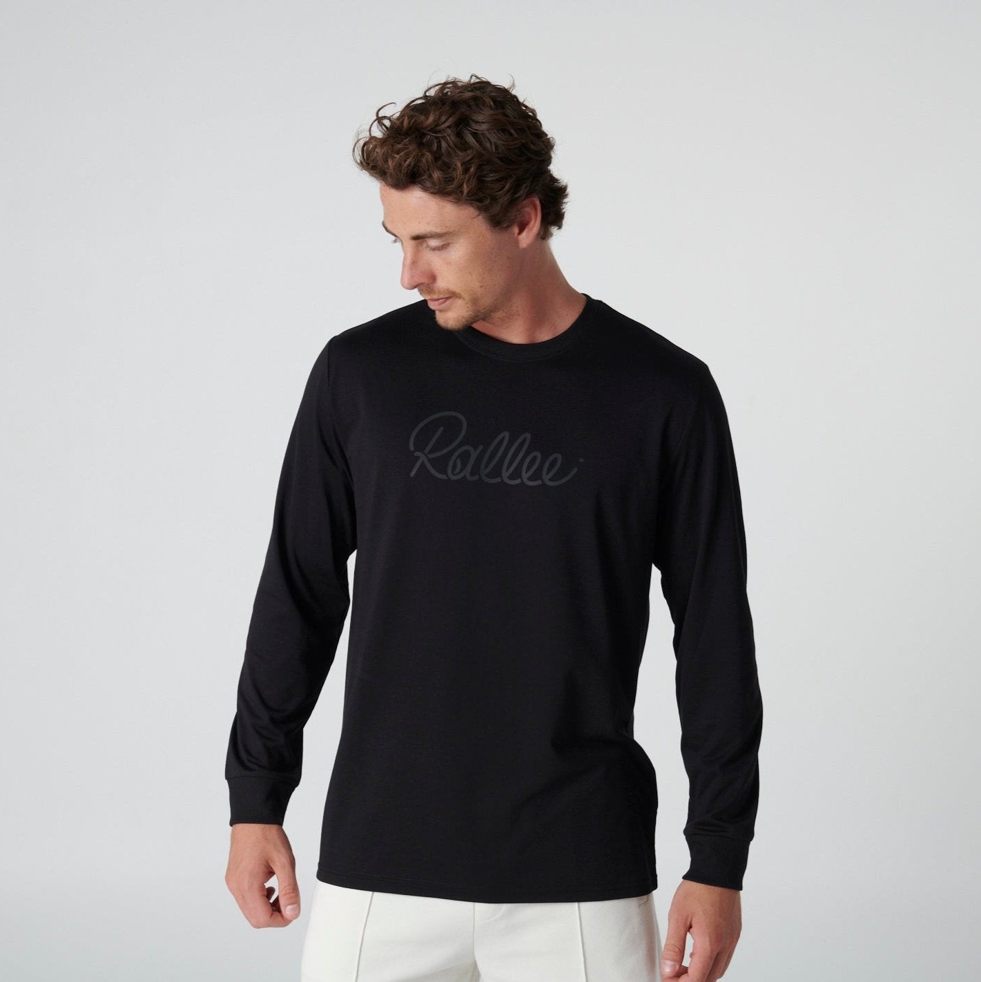 Rafter LS Luxe Tee - Black