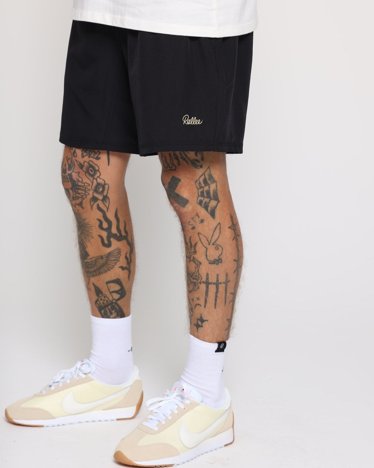 Lined Signature Short - Black/Sand