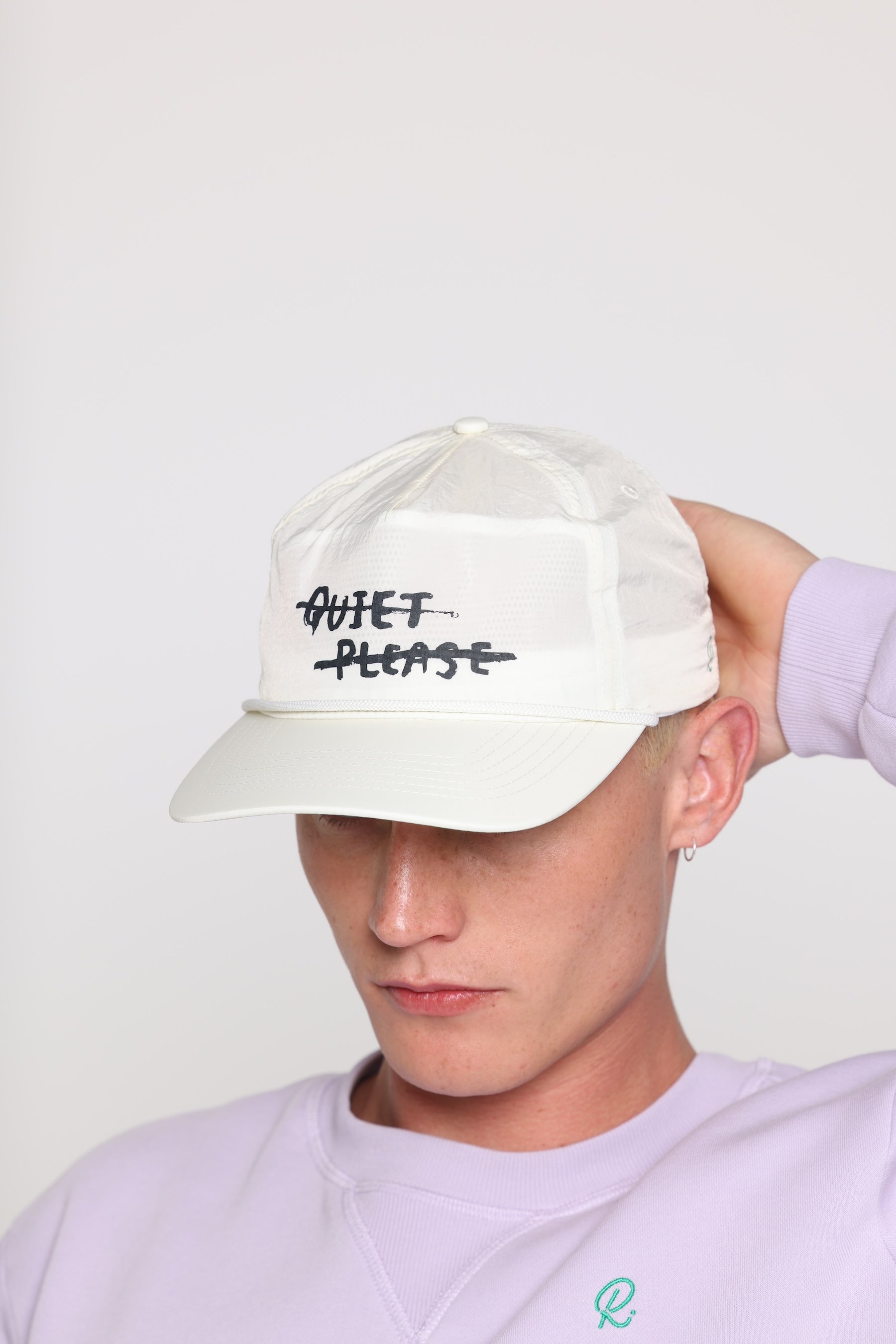 Quiet Please UltraLight Cap - White