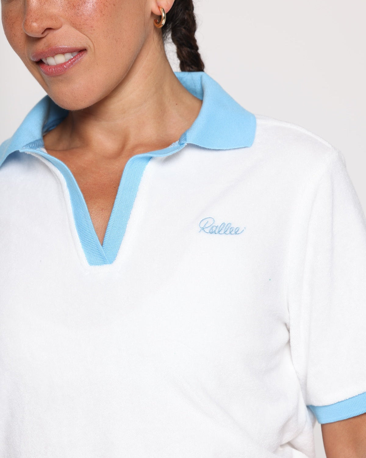 Set Point Retro Polo Vintage White