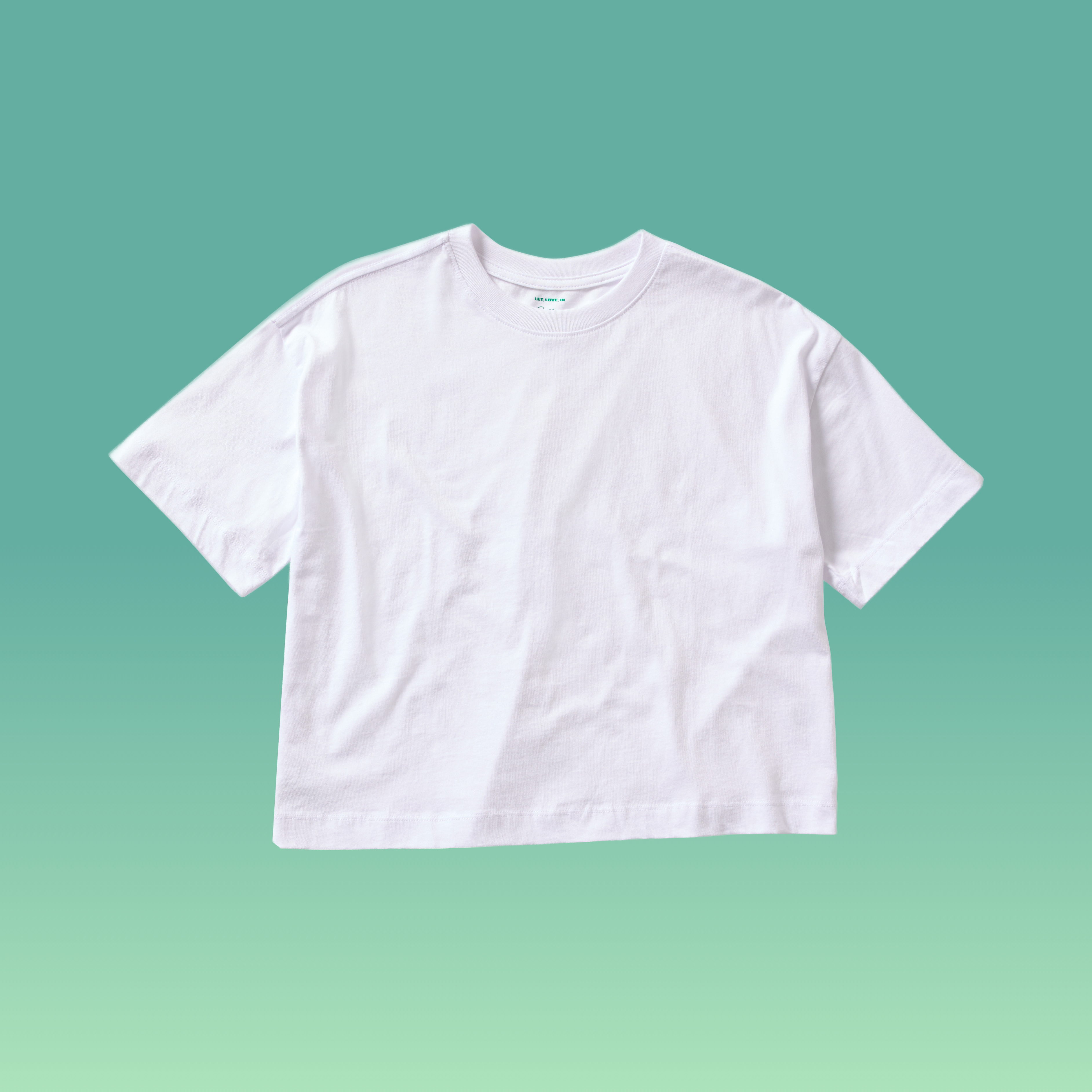 'Slice' Box Tee - White