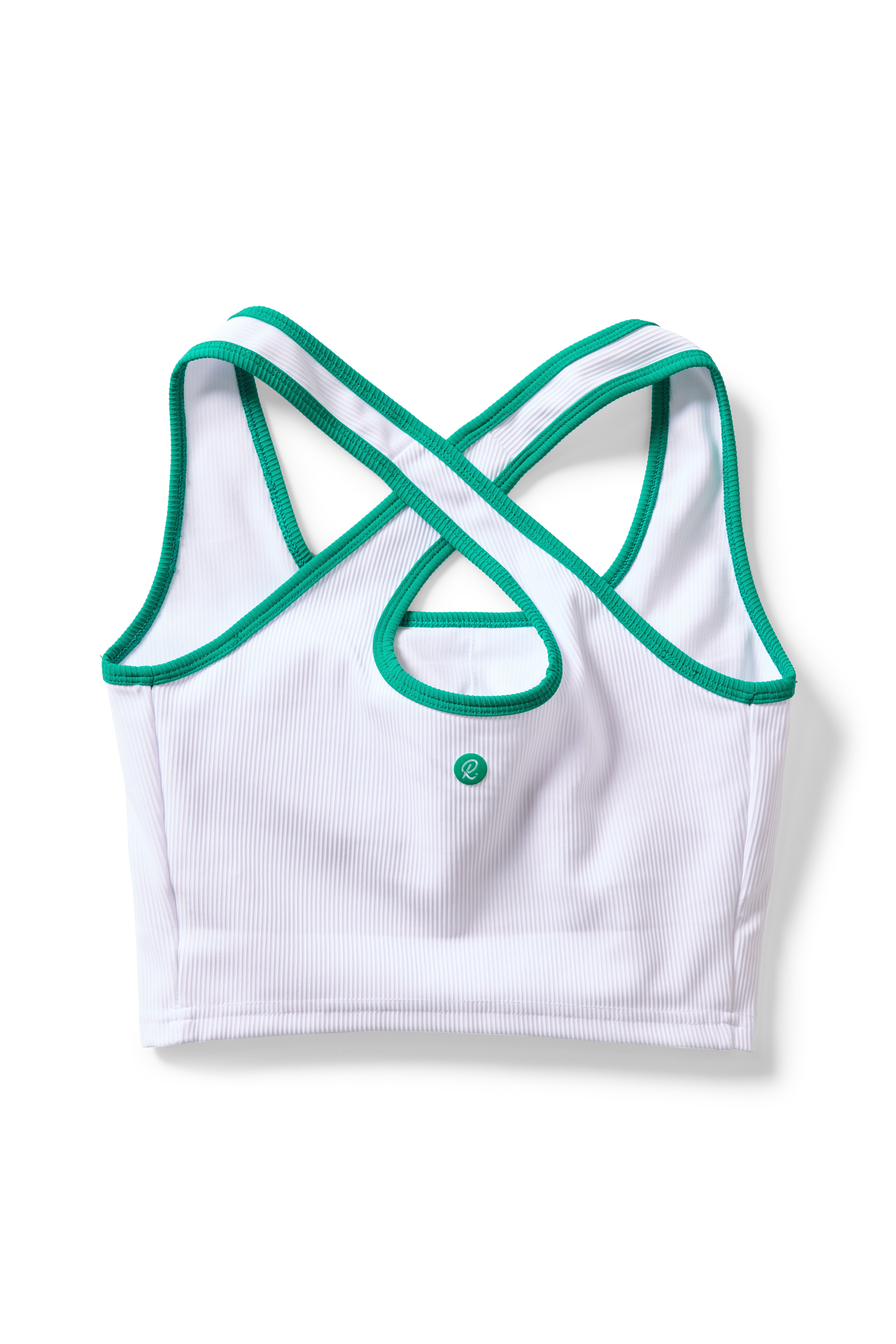 Cross Court Active Crop - White