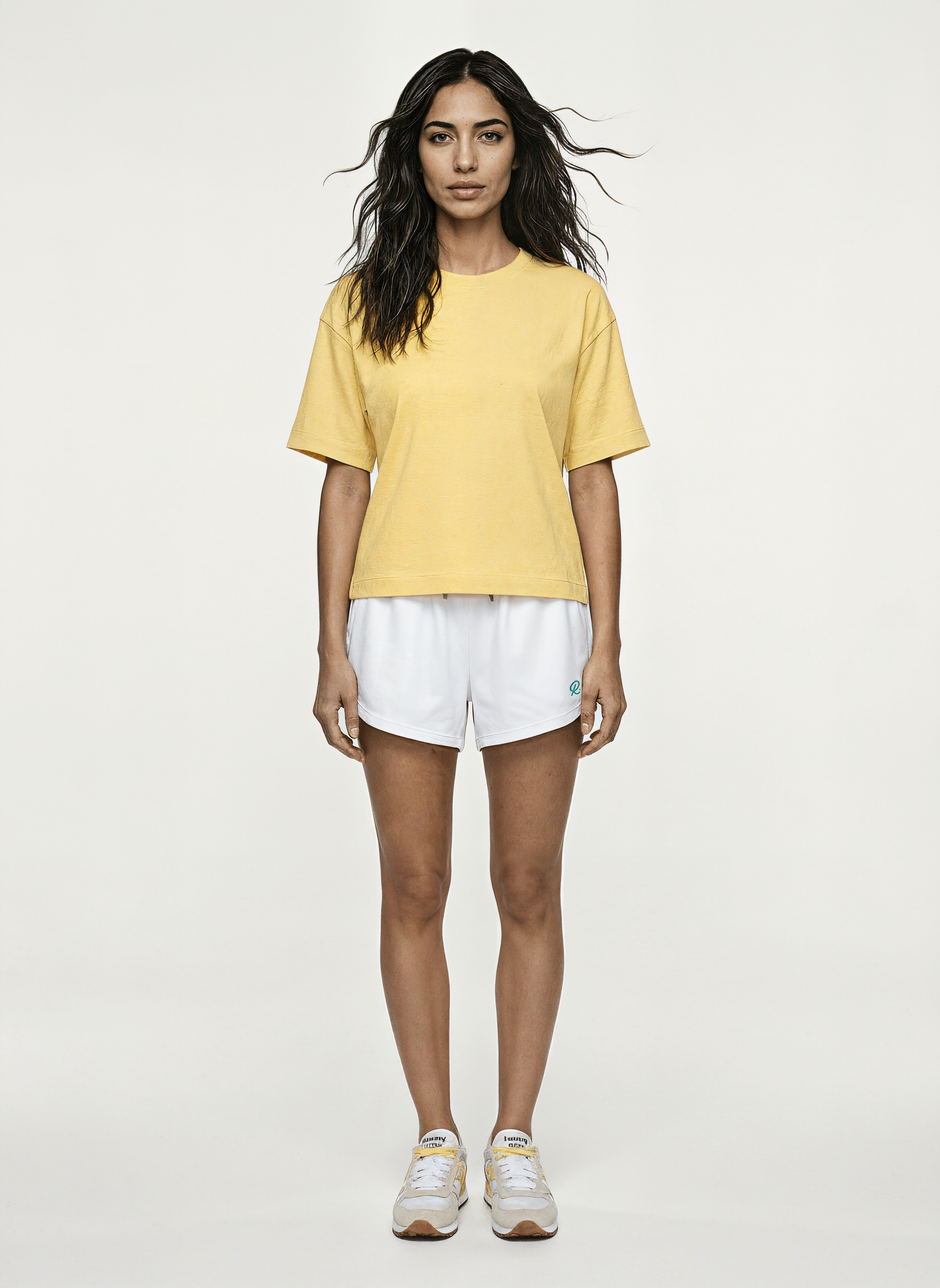 'Slice' Box Tee - Sand