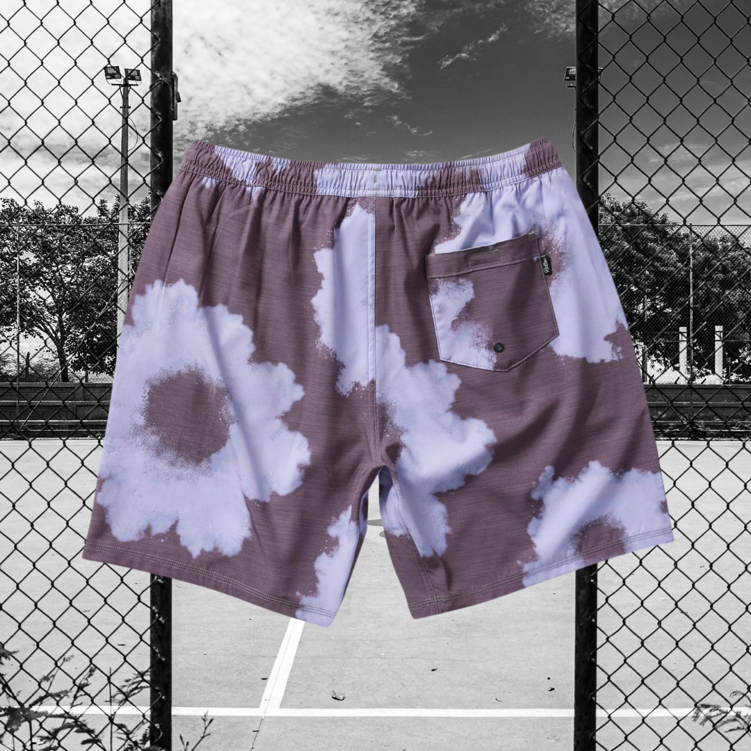 Rallee Signature Short - Sunset Tie Dye ShrooMandala