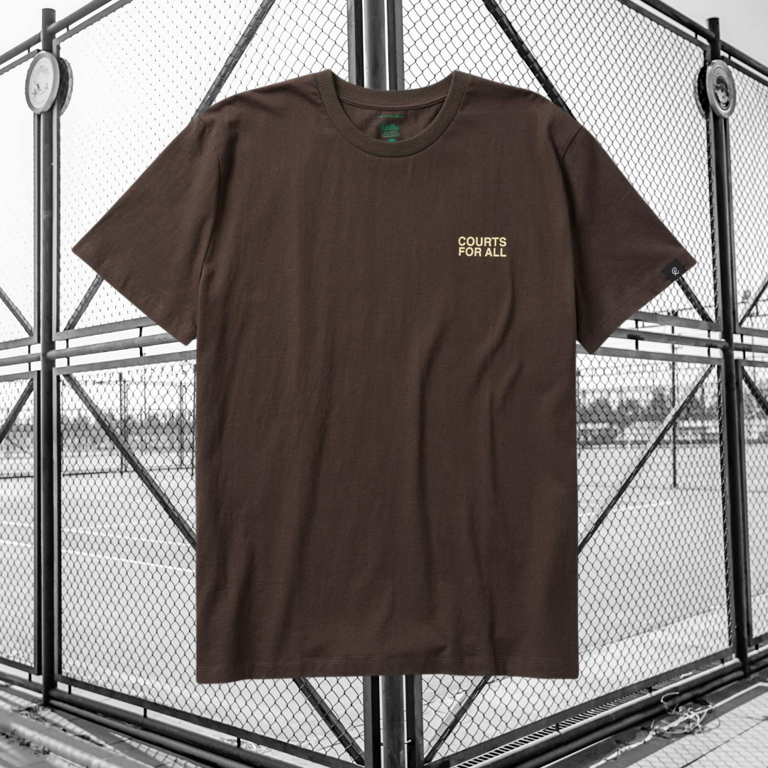 Courts For All - Hit Parade Tee - Vintage Black (Print)