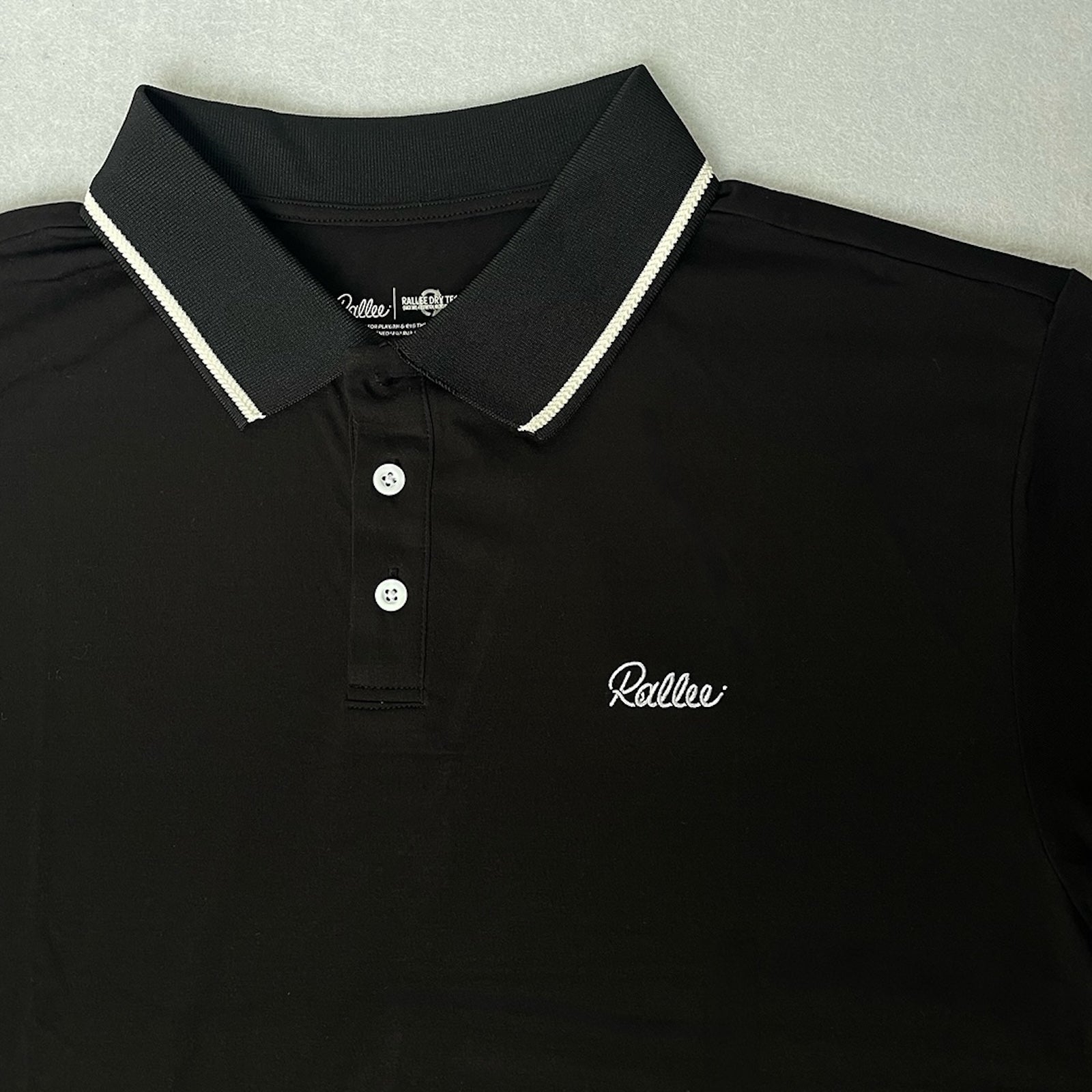 Rallee Dry Tec Polo - Black