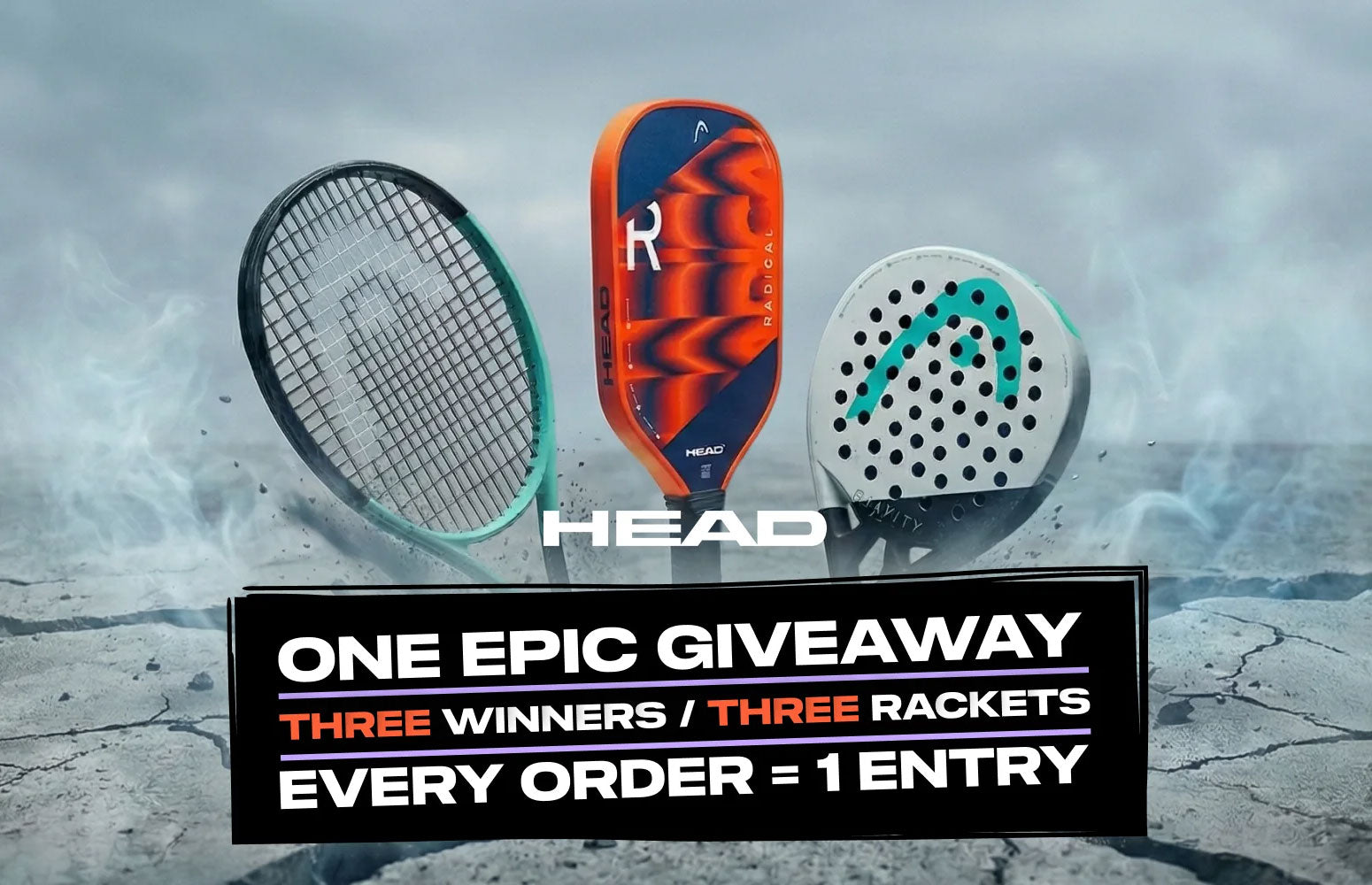 π HEAD Racket Giveaway Entry (100% off)
