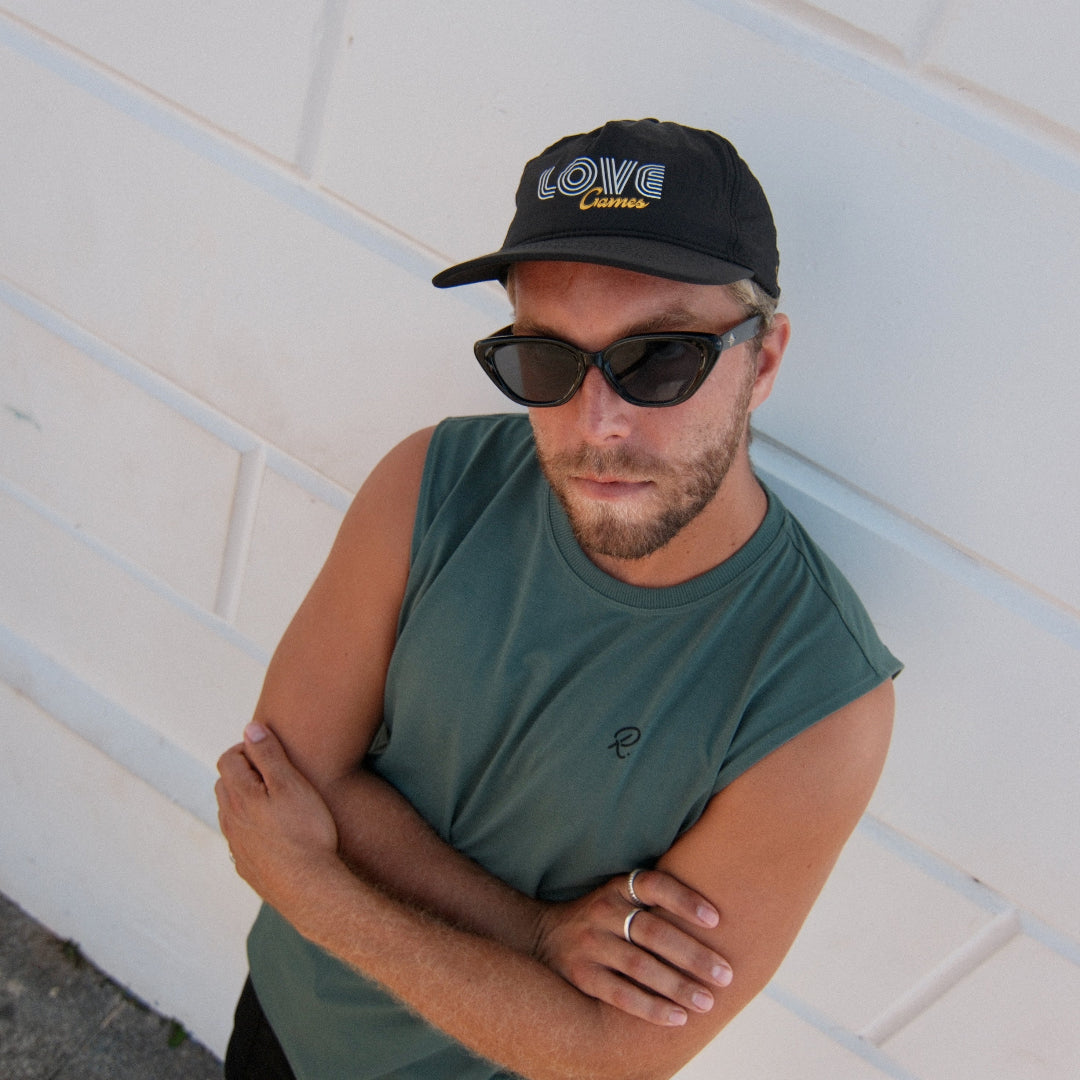 Love Games Hat in Byron Bay