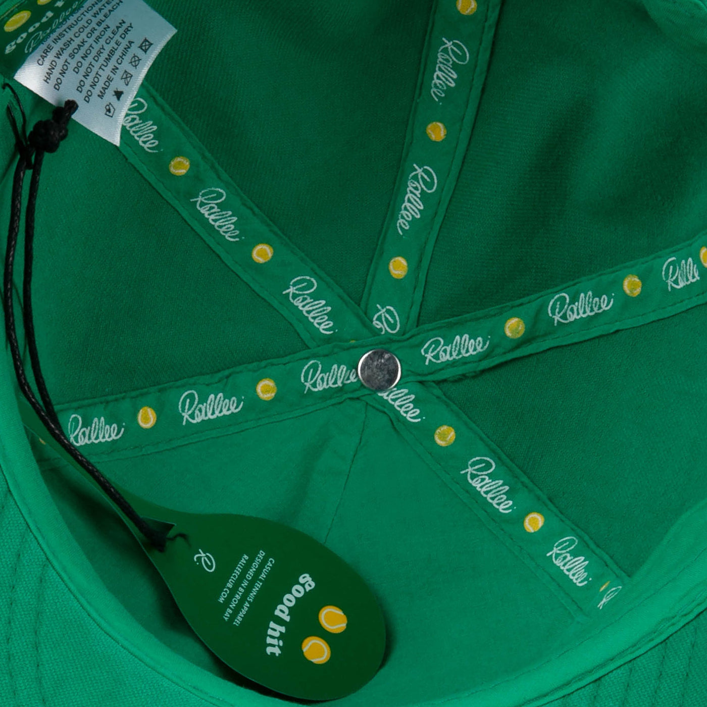 Rallee x NPL 'Healthy Competition' Baggy Green Soft Peak Cap