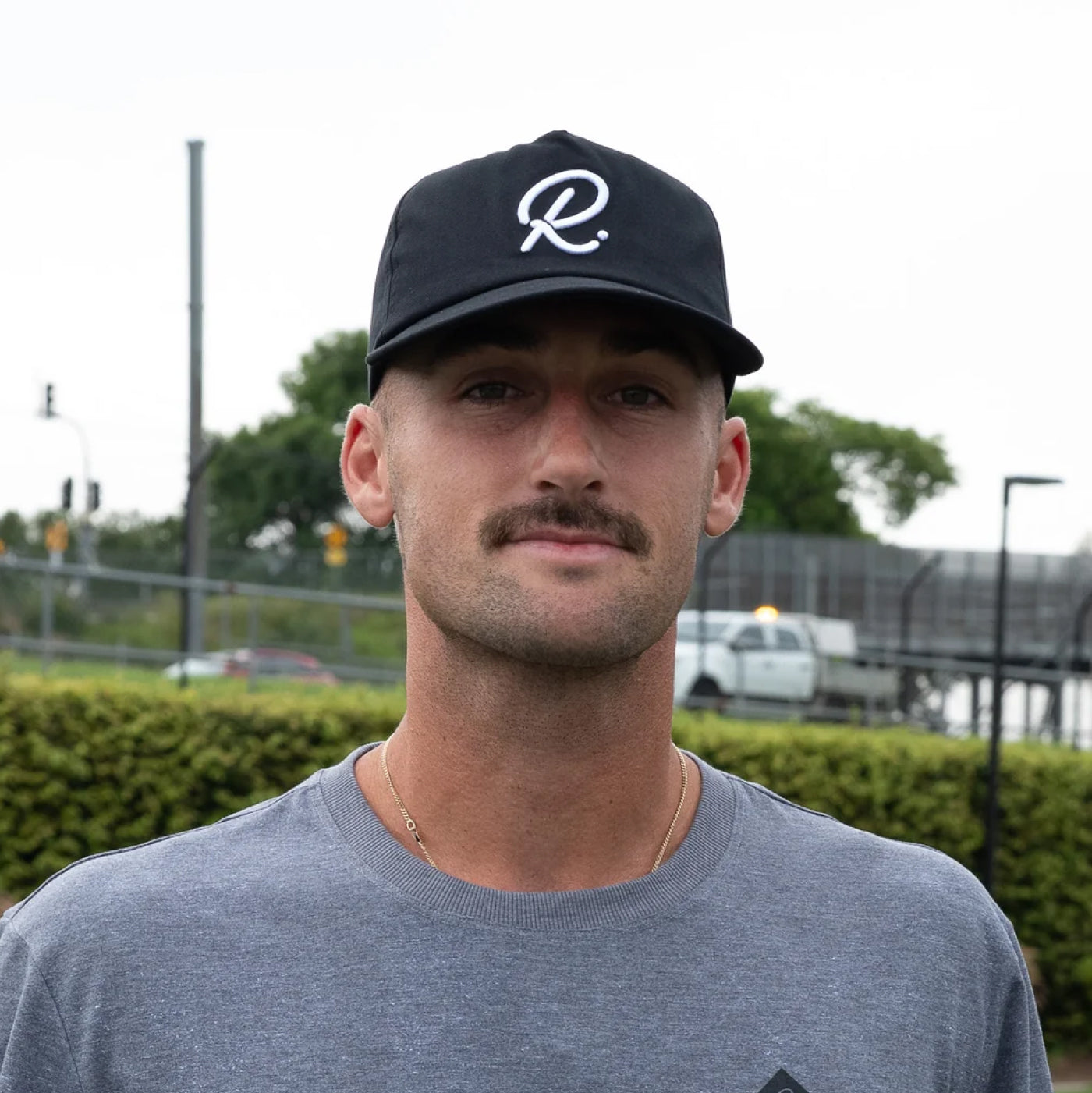 Rallee Baggy Soft Peak Cap - Black