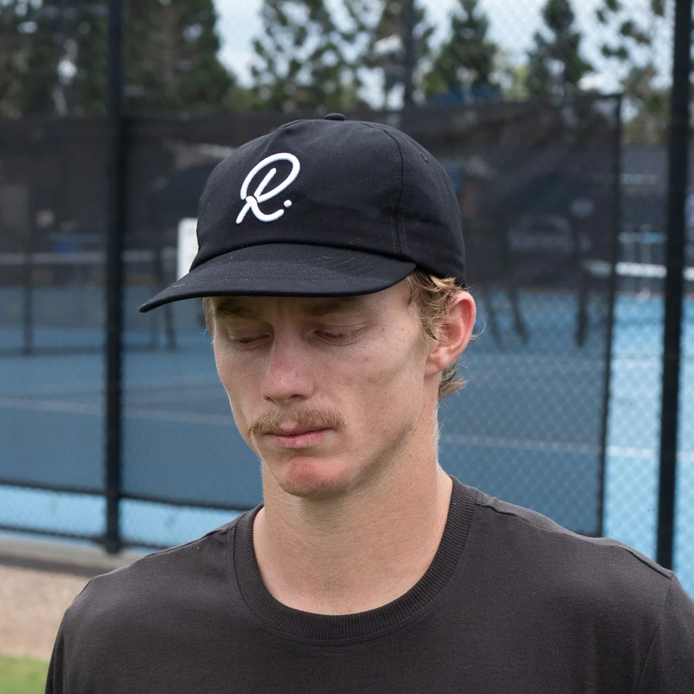 Rallee Baggy Soft Peak Cap - Black