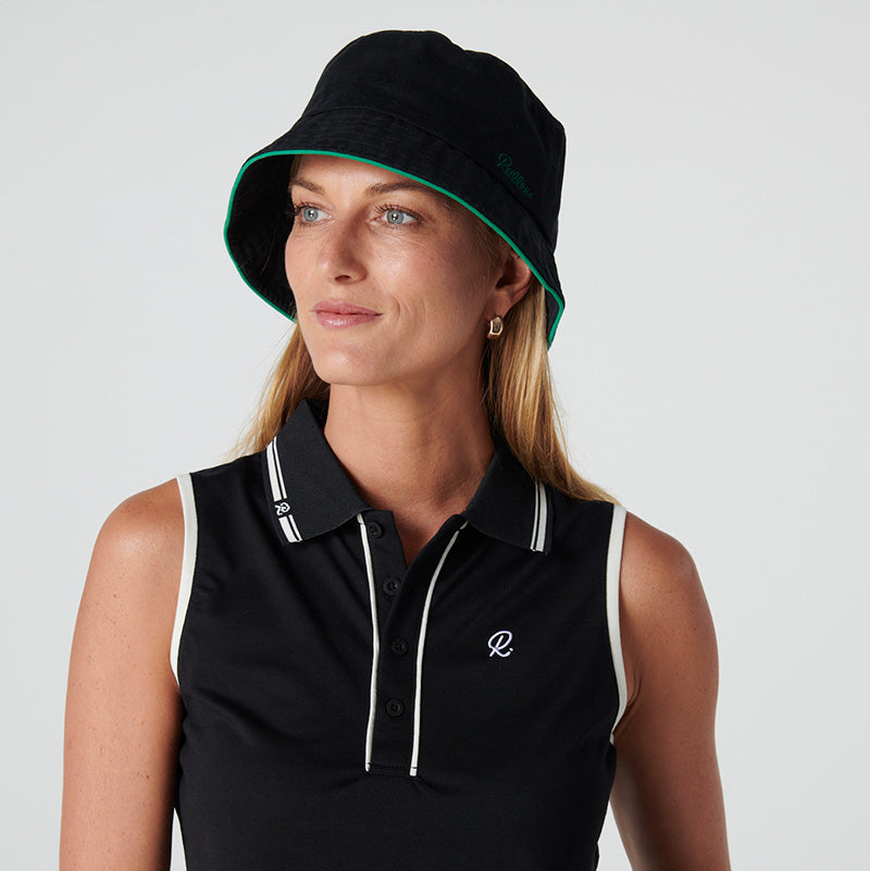 Rallee Vintage Black Drill Bucket Hat