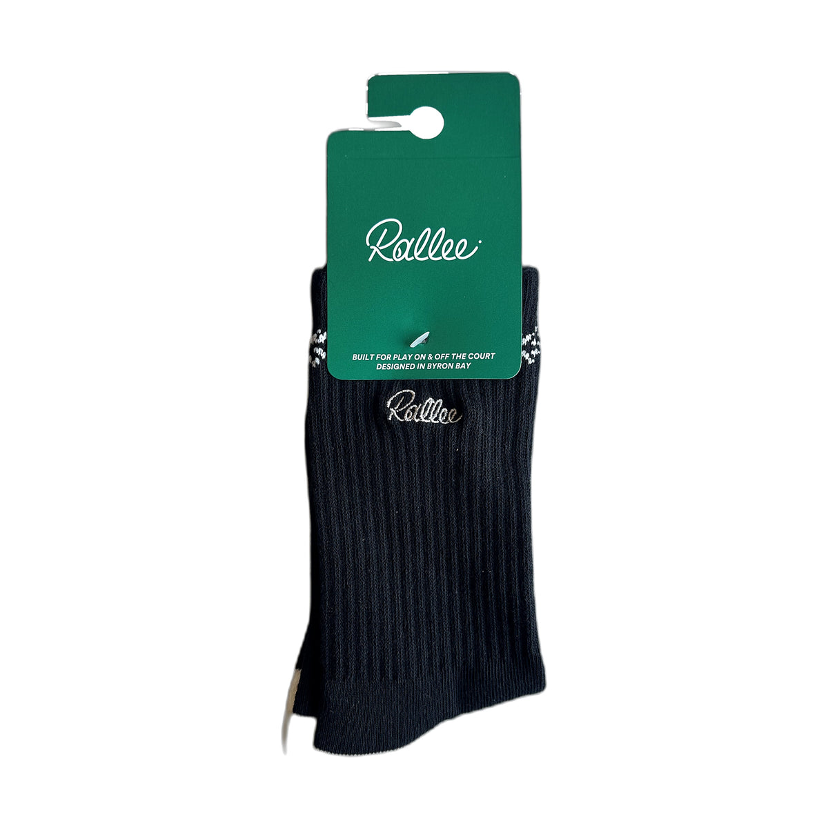 Rallee Good Hit Socks - Black & White