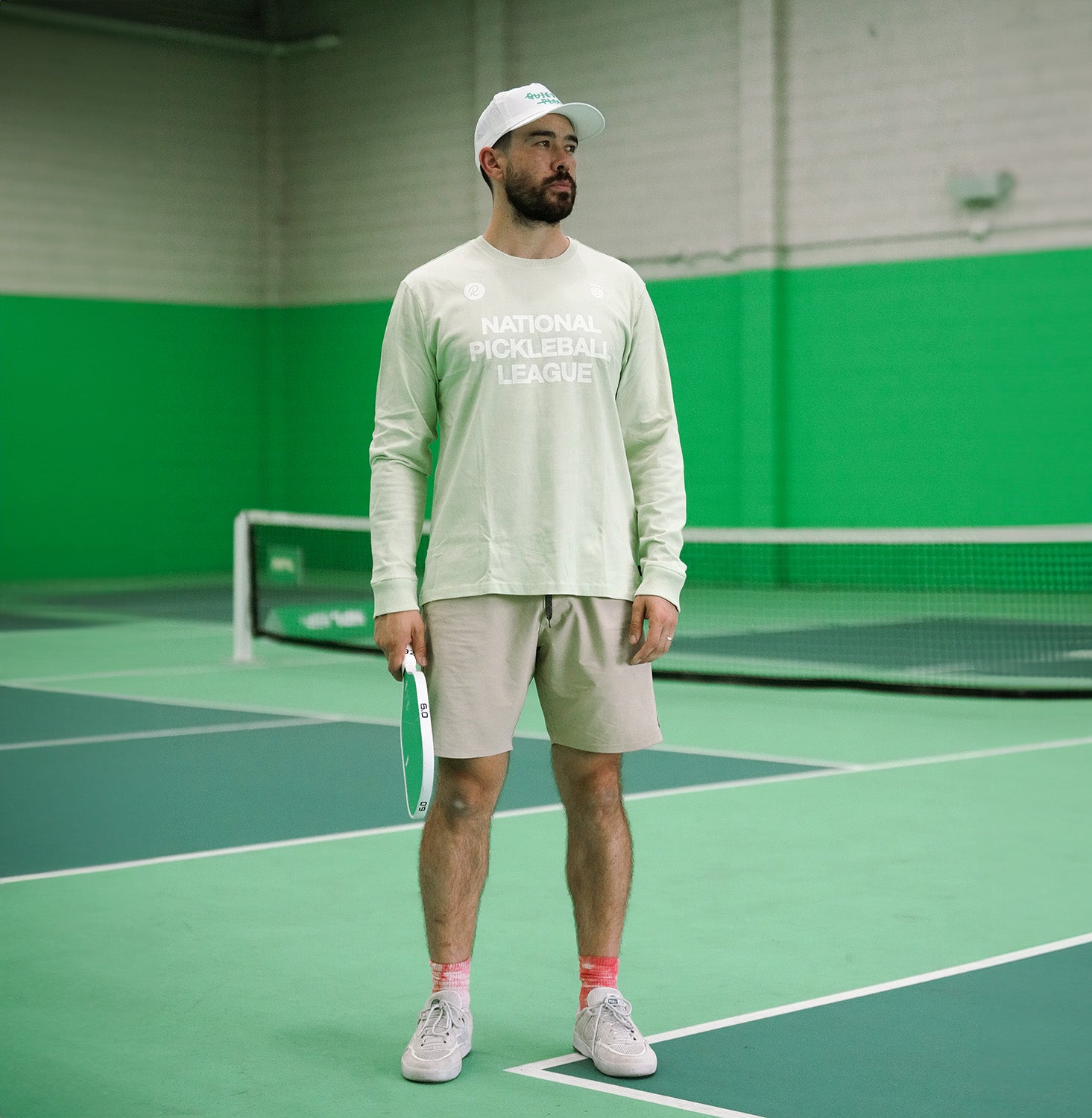 Rallee x NPL Mens graphic Long Sleeve - Moss