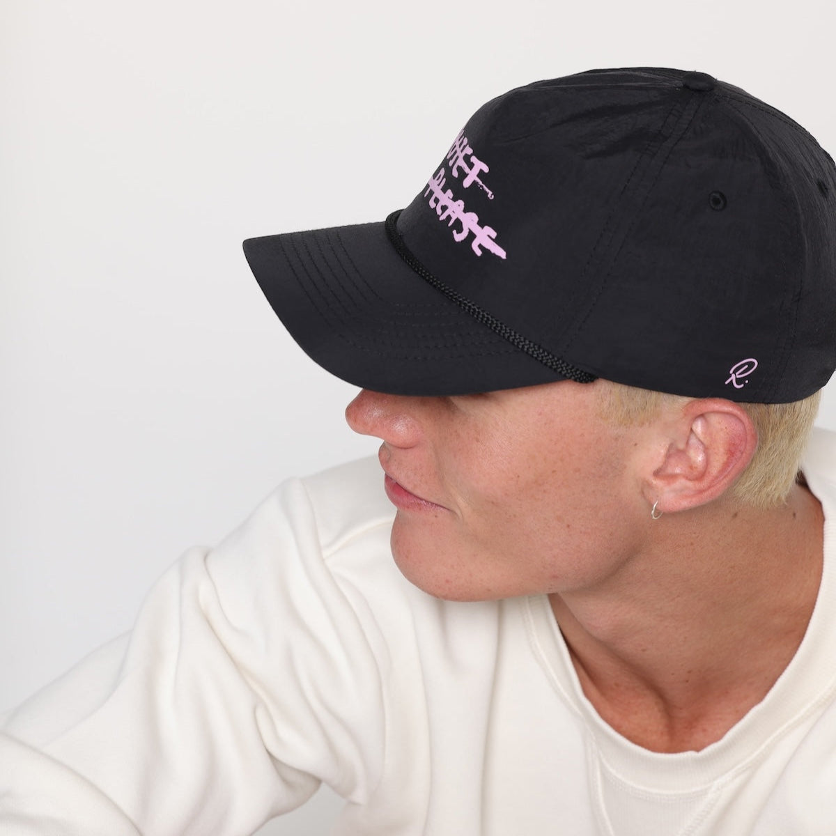 Quiet Please UltraLight Cap - Black/Mauve