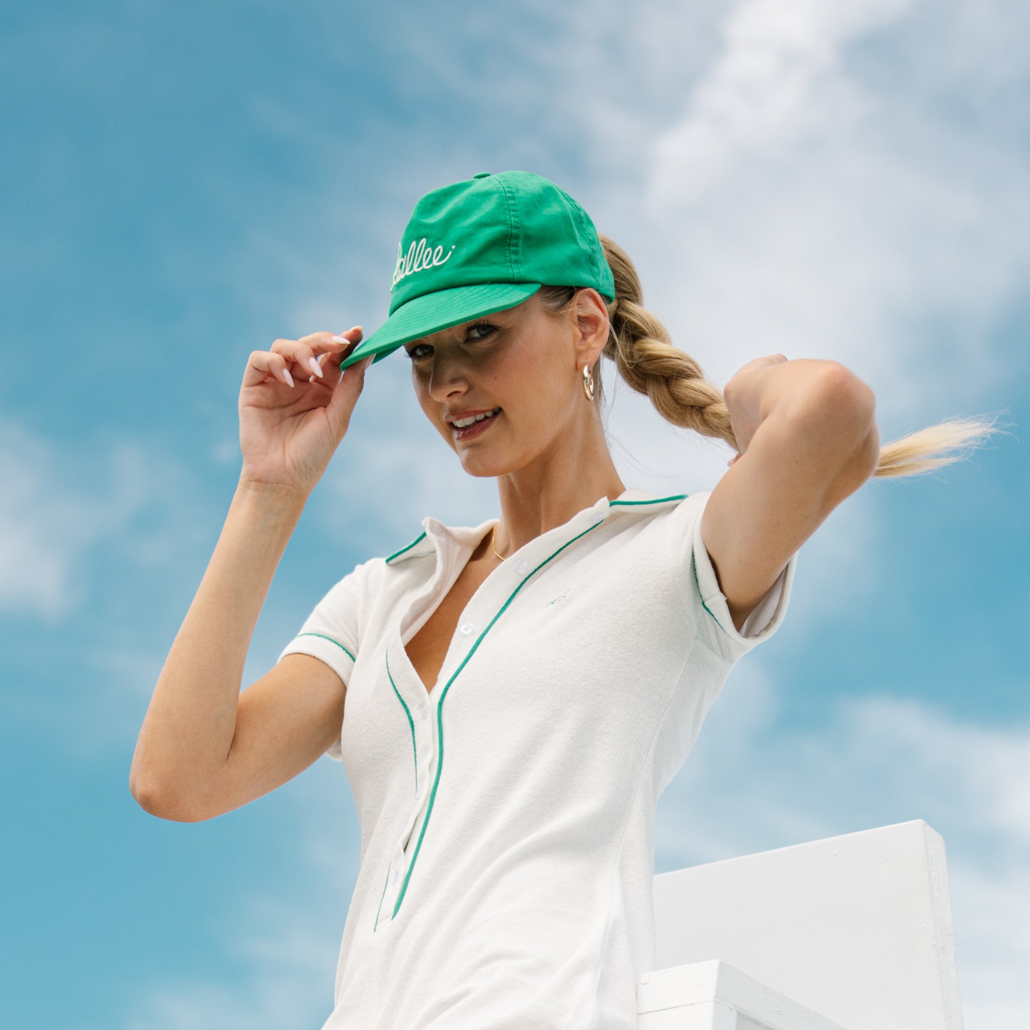 Rallee Baggy Green Soft Peak Cap