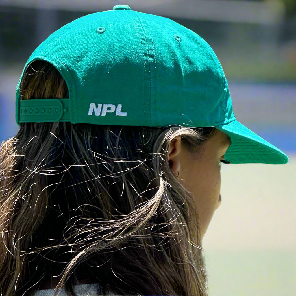 Rallee x NPL 'Healthy Competition' Baggy Green Soft Peak Cap