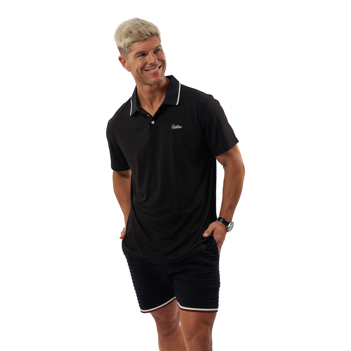 Rallee Dry Tec Polo - Black