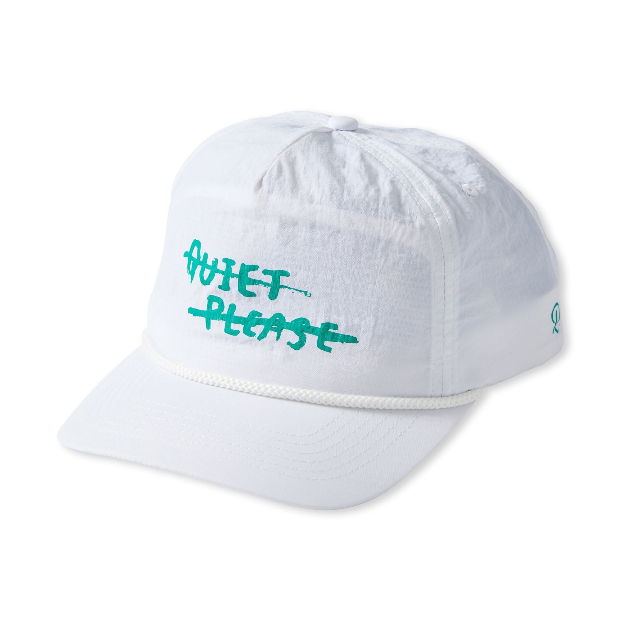 Quiet Please UltraLight Cap - White/Green