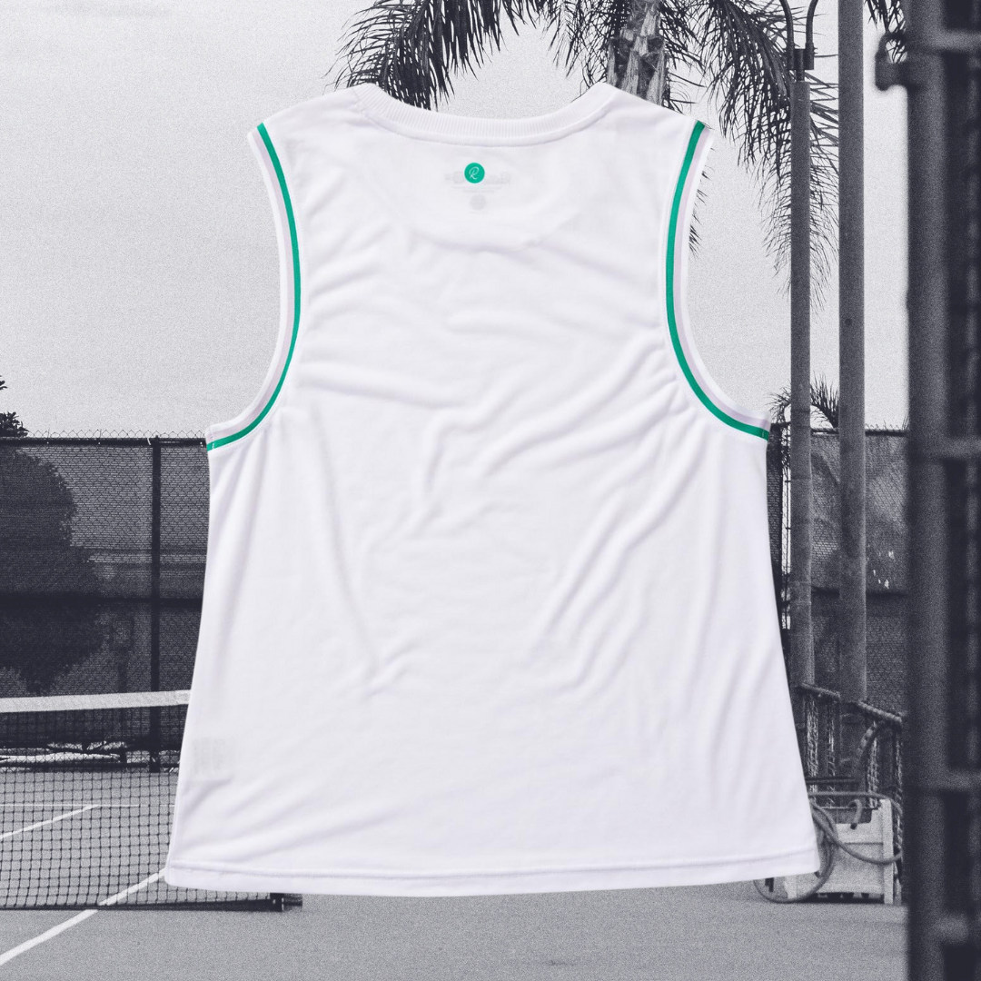 Rallee Dry Tec 'Fine Line' Tank - White