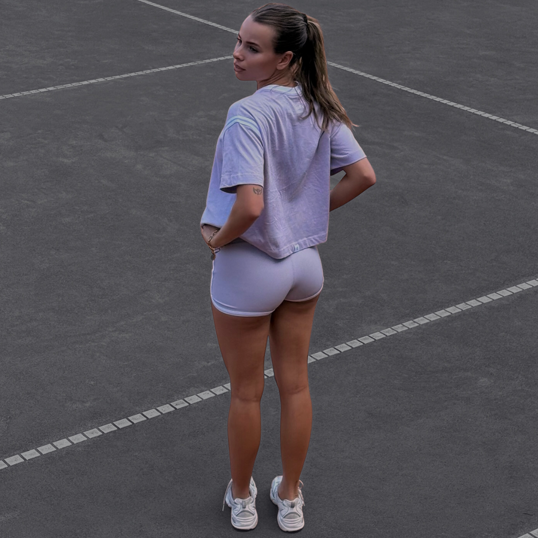 Love All Fitted Short - Sunset