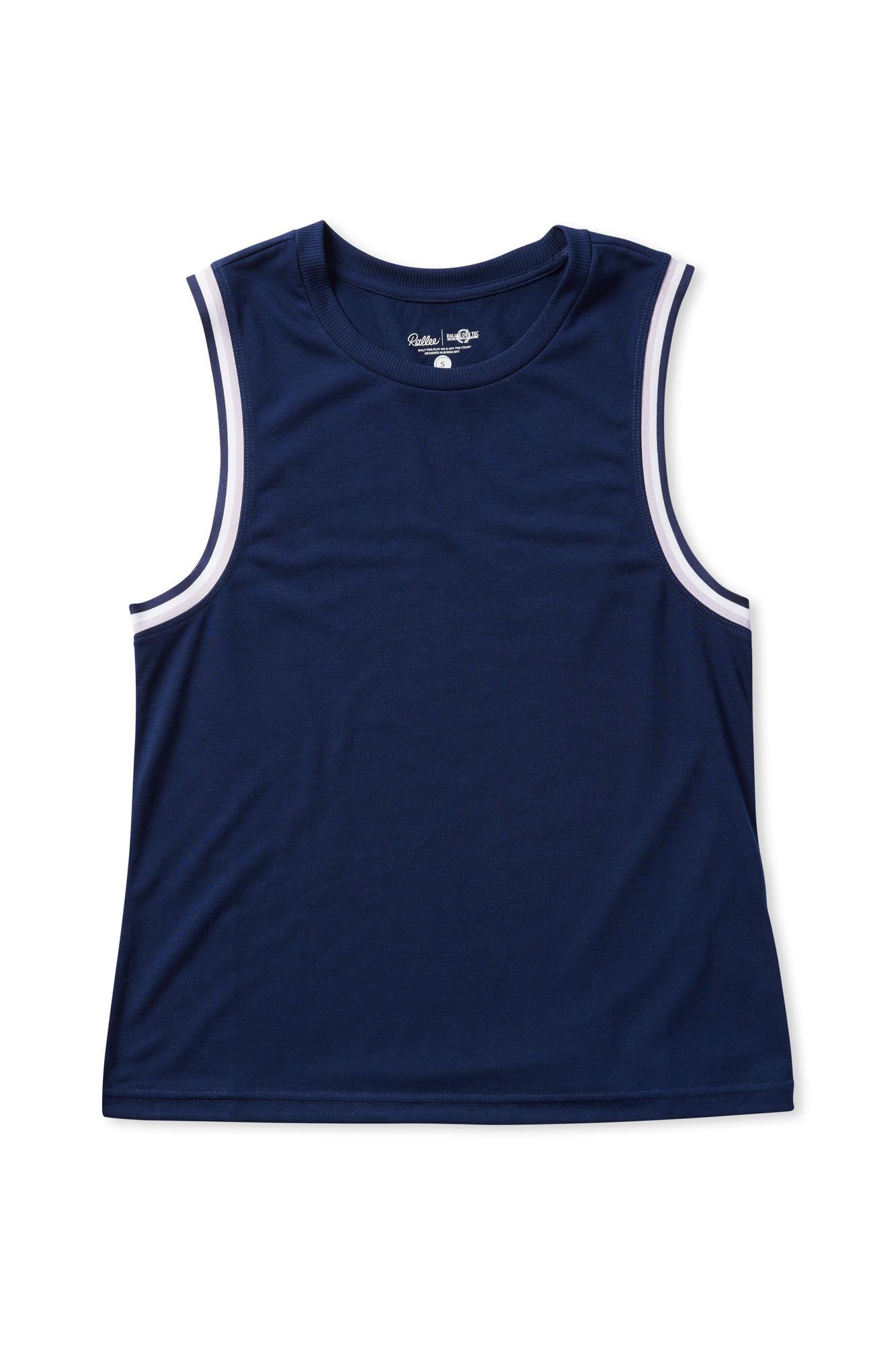 'Fine Line' Muscle Tank - Twilight