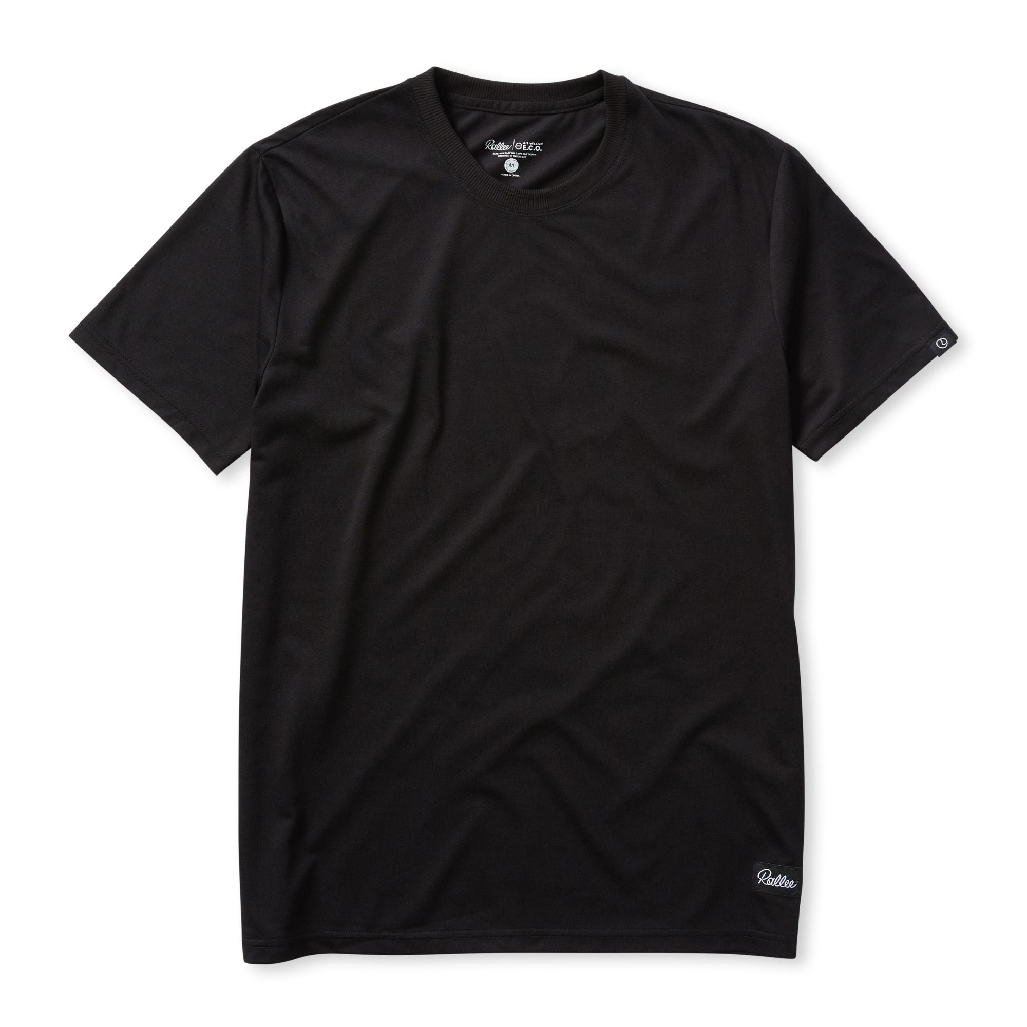 Rallee Signature Tee • Black • drirelease® E.C.O. • Rallee