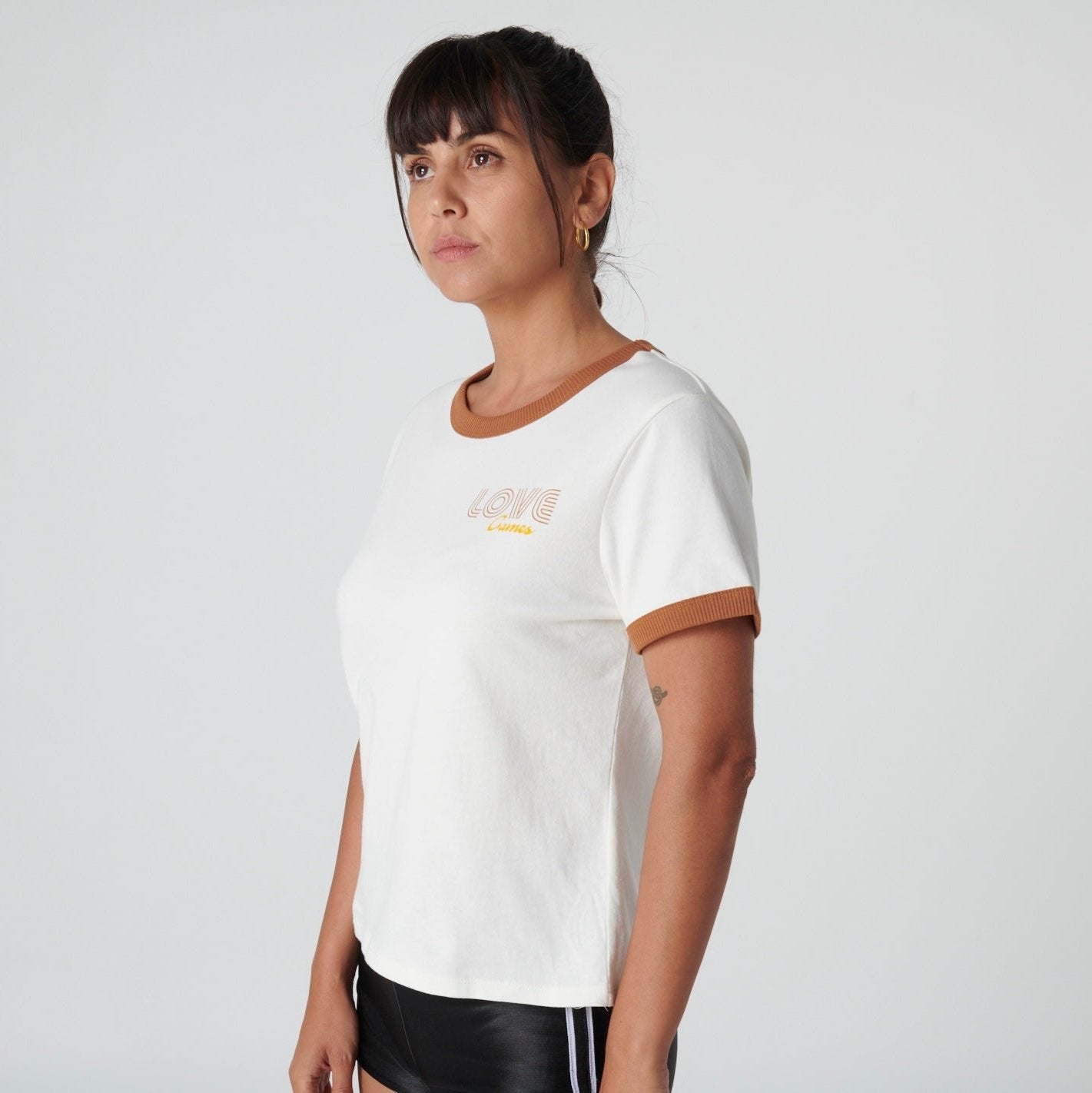 Love Games Swinger Tee - Clay Trim