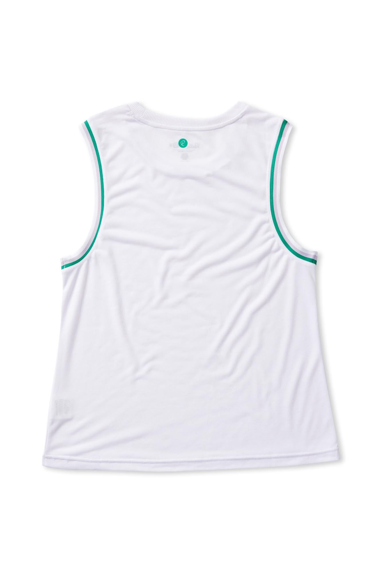 Rallee Dry Tec 'Fine Line' Tank - White
