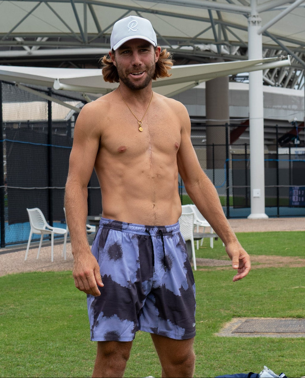 Rallee Signature Short - Sunset Tie Dye ShrooMandala