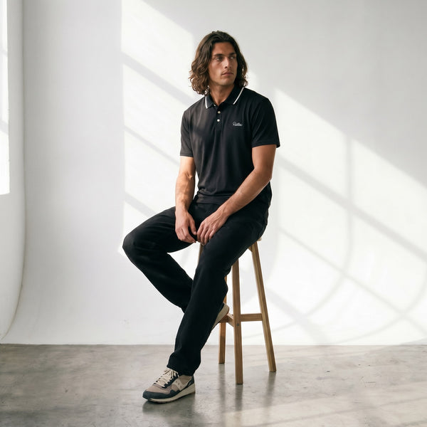 Rallee Dry Tec Polo - Black
