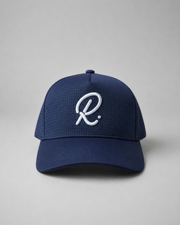 Luxe 5 Panel Cap - Navy