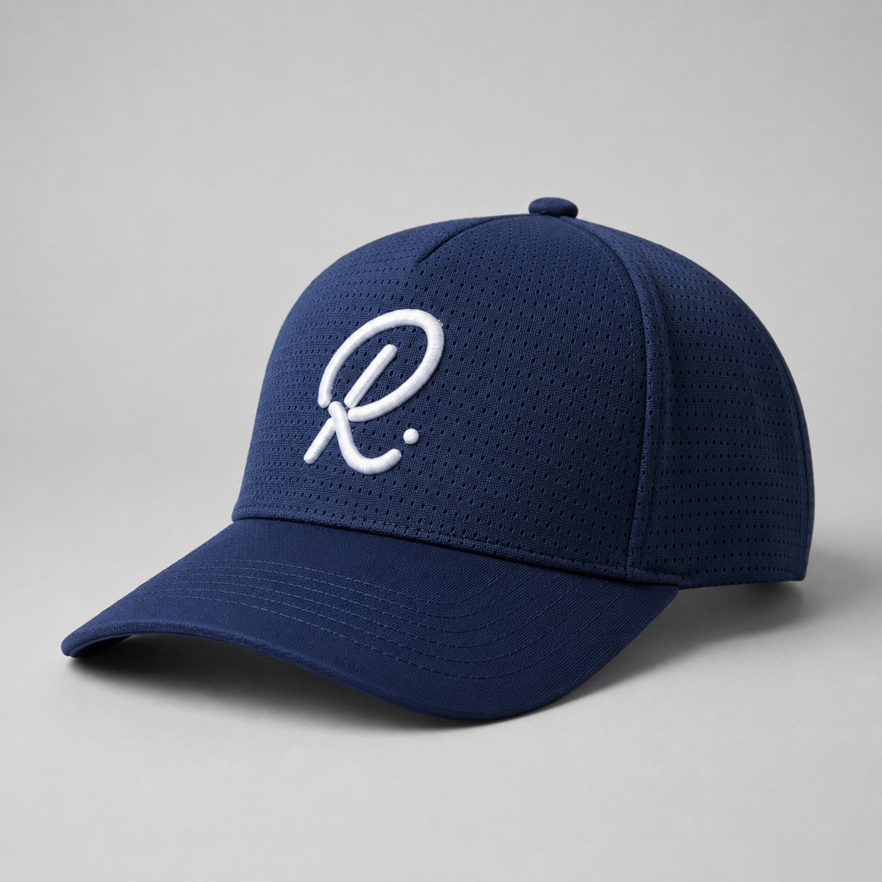 Luxe 5 Panel Cap - Navy