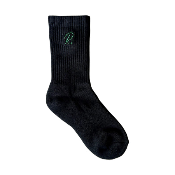 Rallee Good Hit Socks - Black & Green