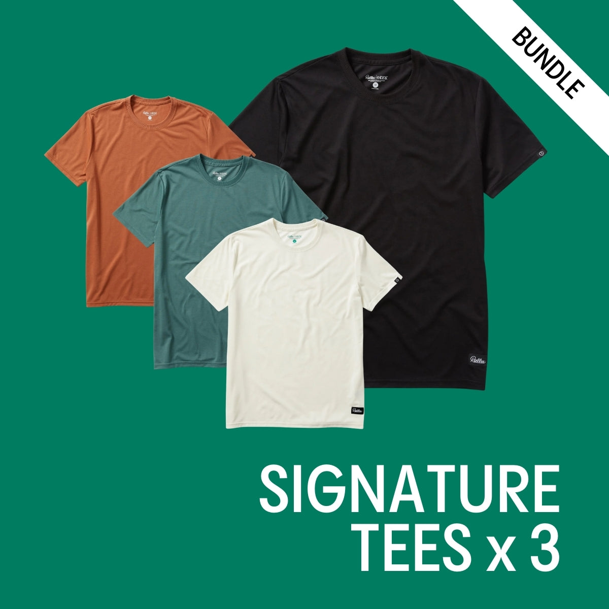 Signature Tee-Bundle (3x)