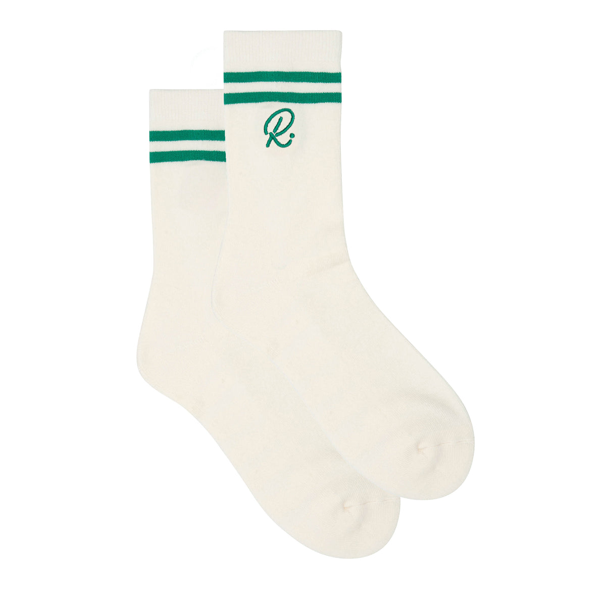 Rallee Emblem Socks White • ProDry Moisture Control Tech • Rallee