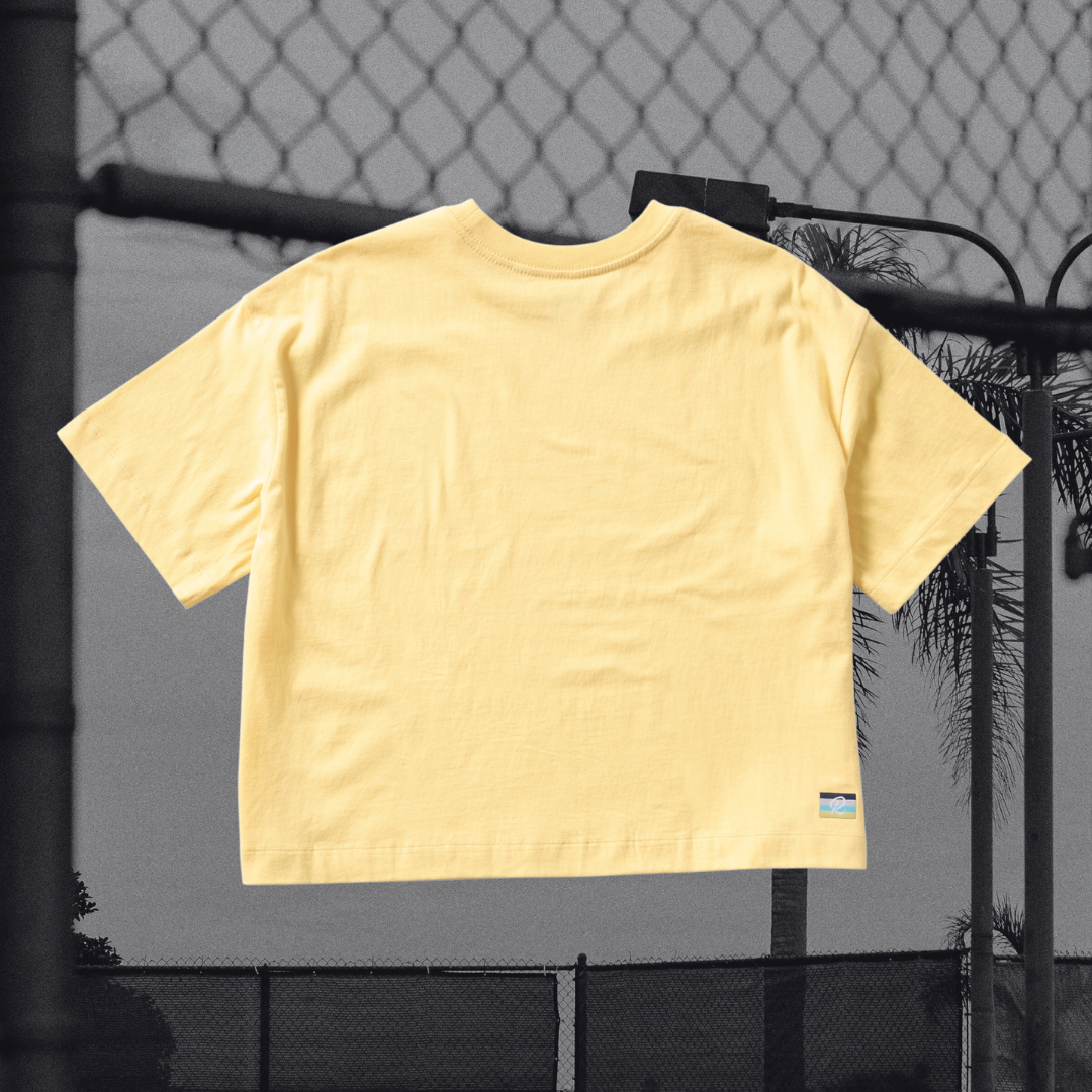 'Slice' Box Tee - Sand