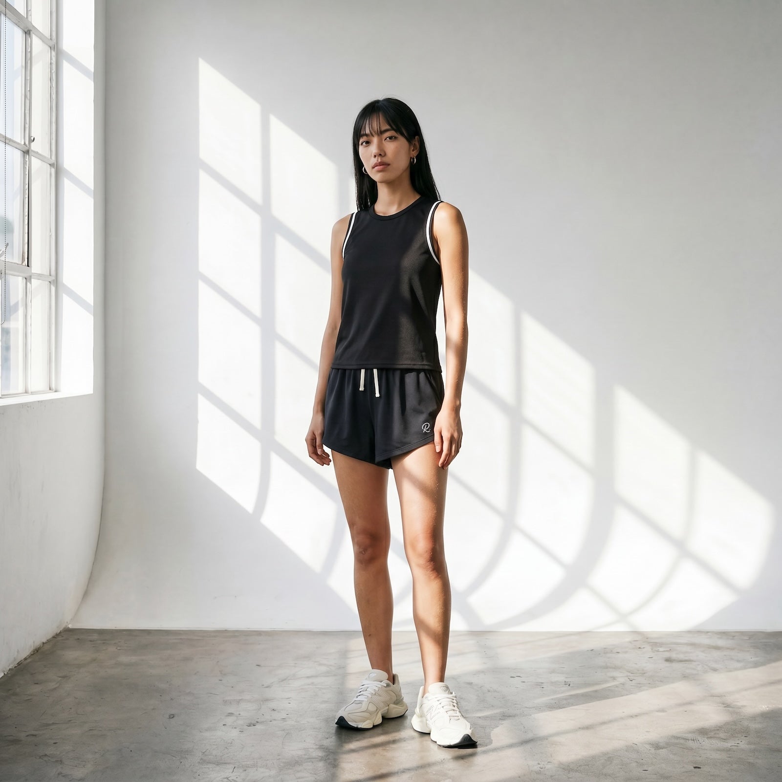 Rallee Dry Tec 'Fine Line' Tank - Black