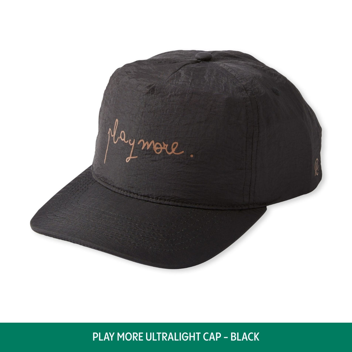 Play More Ultralight Cap - Black