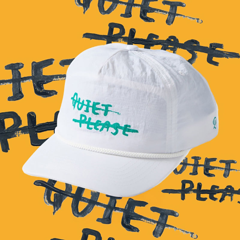 Quiet Please UltraLight Cap - White/Green