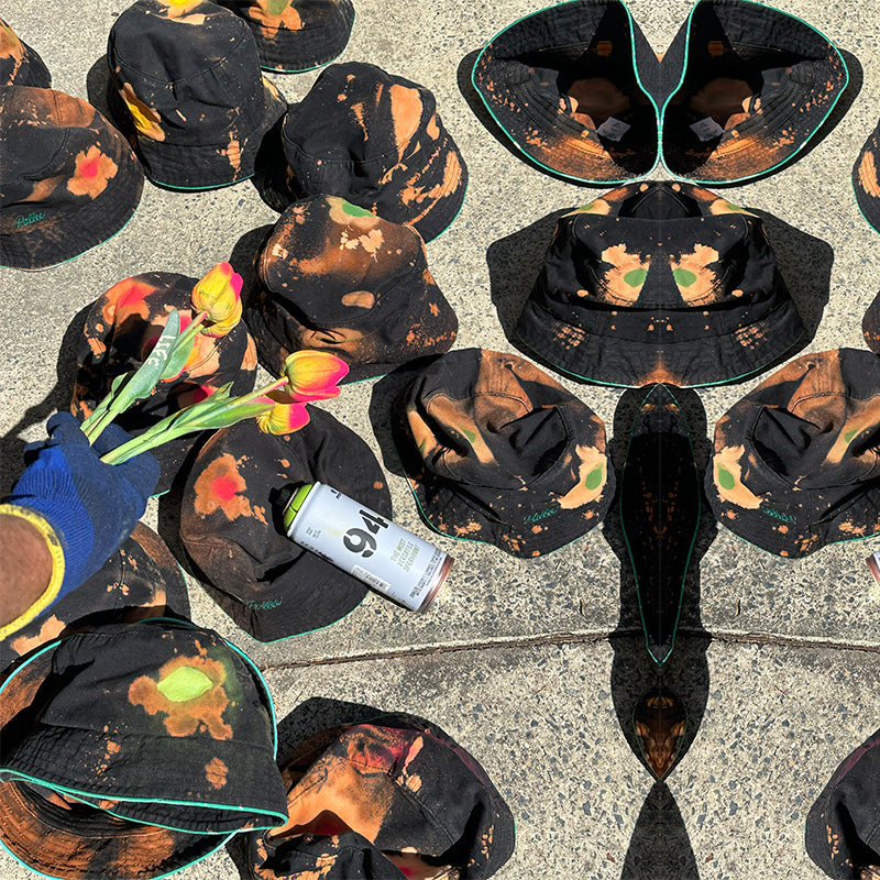 Rallee x Marty Baptist Hand Painted Bucket Hat